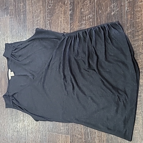 EUC, Banana Republic Ruched Zipper Top size Lg - Picture 2 of 6